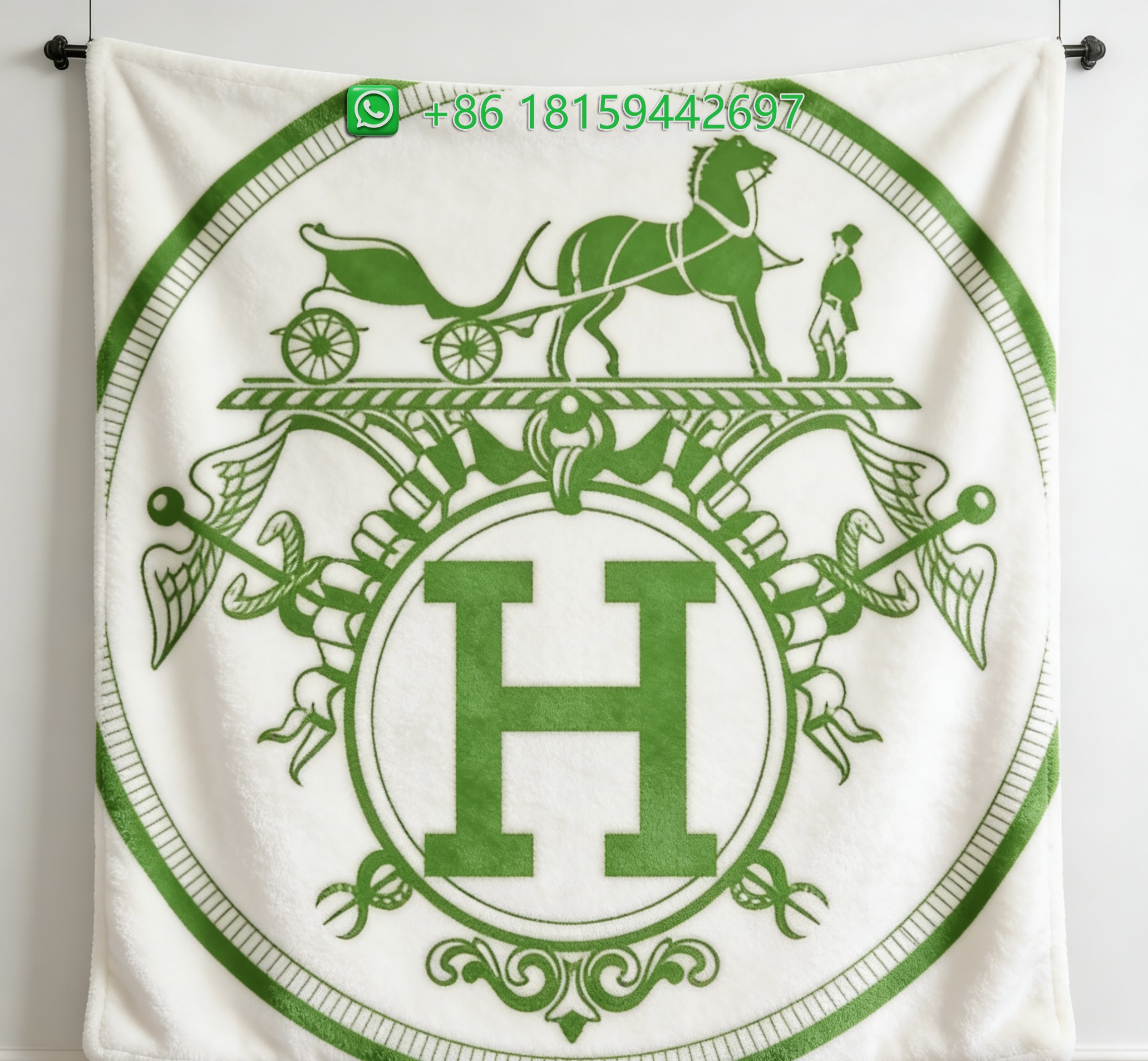 Hermes Throw Blankets